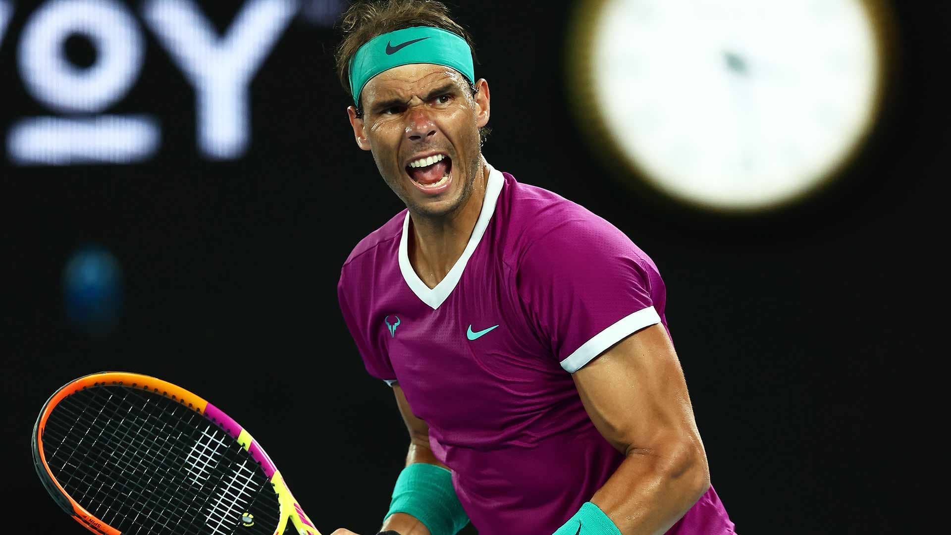 Nadal survives epic tiebreak to power into quarters